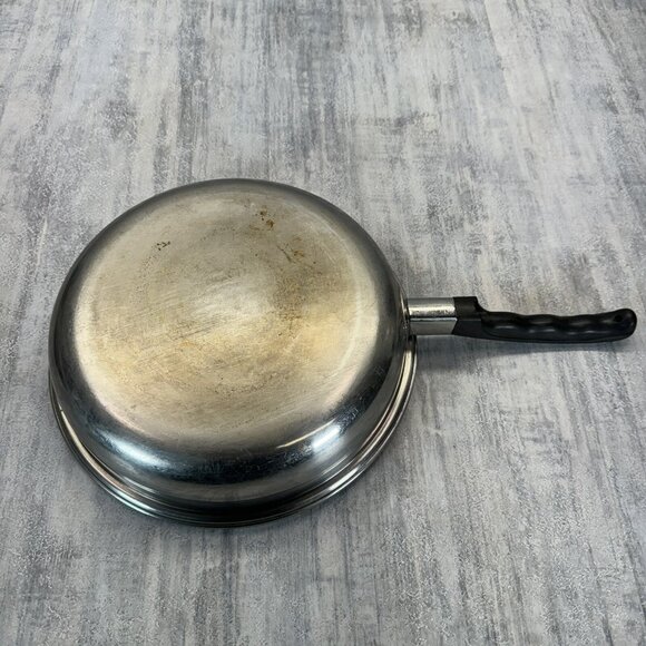 Vintage Vollrath LO-HEET Aristocrat Stainless Steel 10” Skillet Sauce Pan No Lid - Picture 9 of 10